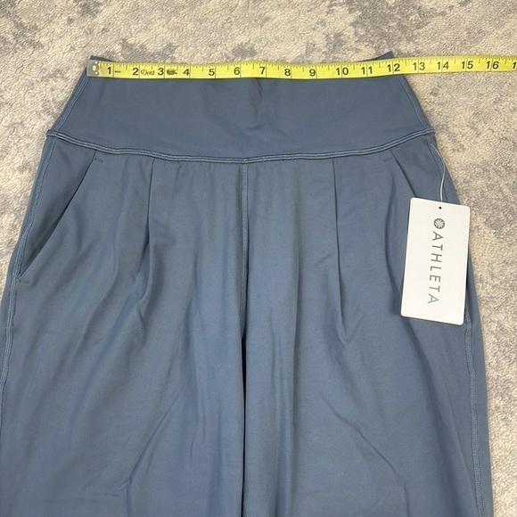 NWT Athleta Elation Pant Granite Blue Butter Soft Comfy Low Impact Yoga Sz XS - Picture 7 of 13